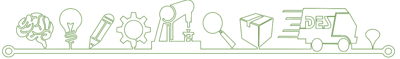 DES Electronics Manufacturing Process Workflow